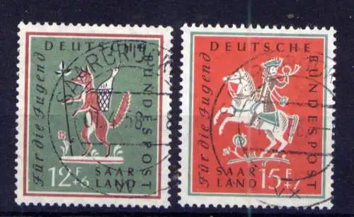 (452) Saarland Nr.433/4                  O  gestempelt