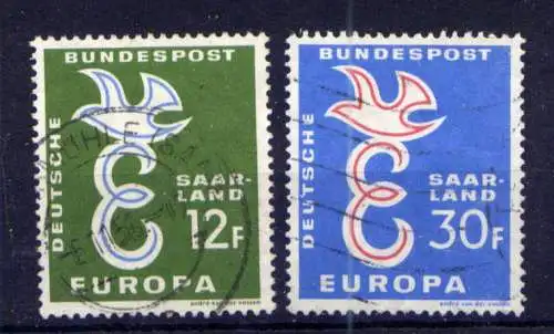 (460) Saarland Nr.439/40                  O  gestempelt