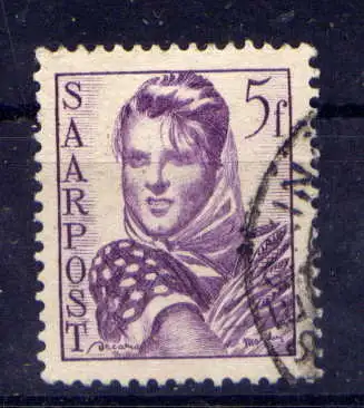 (489) Saarland Nr.245                  O  gestempelt