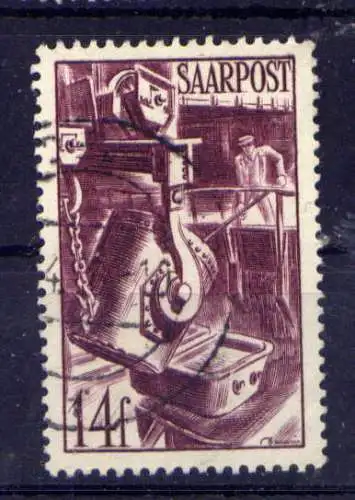 (498) Saarland Nr.249                  O  gestempelt