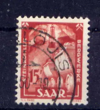 (525) Saarland Nr.281                  O  gestempelt