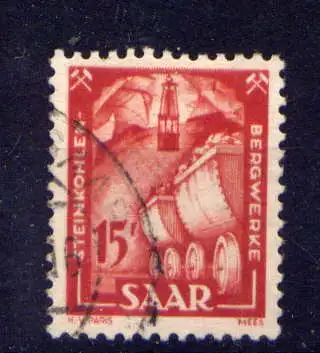 (527) Saarland Nr.281                  O  gestempelt