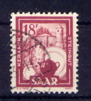 (529) Saarland Nr.282                  O  gestempelt