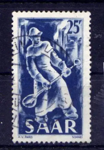 (533) Saarland Nr.284                  O  gestempelt