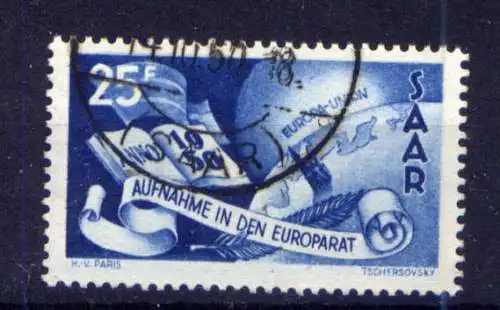 (543) Saarland Nr.297                  O  gestempelt