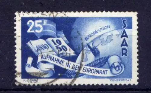 (544) Saarland Nr.297                  O  gestempelt