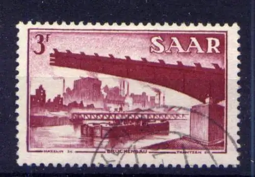 (550) Saarland Nr.321                  O  gestempelt