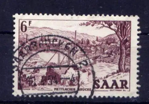 (553) Saarland Nr.324                  O  gestempelt