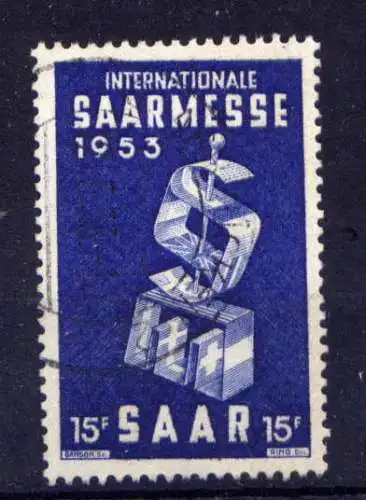 (563) Saarland Nr.341                  O  gestempelt