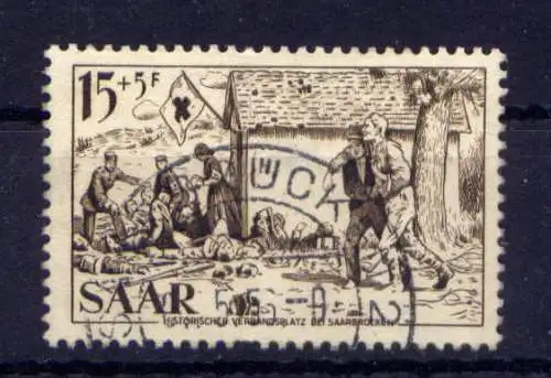 (577) Saarland Nr.370                  O  gestempelt 