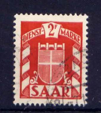 (581) Saarland Dienst Nr.36                  O  gestempelt 