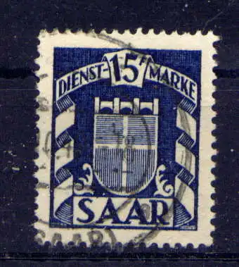 (585) Saarland Dienst Nr.40                  O  gestempelt 