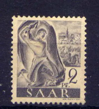 (598) Saarland Nr.206                  **  postfrisch