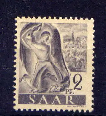 (599) Saarland Nr.206                  **  postfrisch