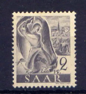 (600) Saarland Nr.206                  **  postfrisch