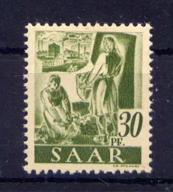 (620) Saarland Nr.217                  **  postfrisch