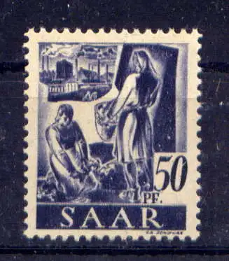 (624) Saarland Nr.220                  **  postfrisch