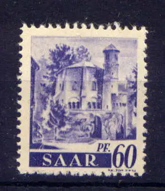 (625) Saarland Nr.221                  **  postfrisch
