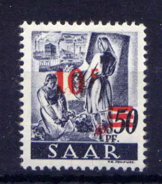 (651) Saarland Nr.235                  **  postfrisch