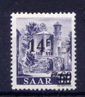 (652) Saarland Nr.236                  **  postfrisch