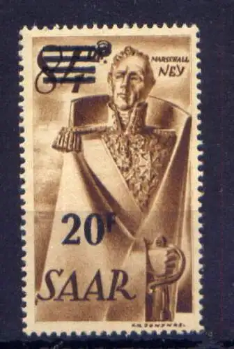 (653) Saarland Nr.237                  **  postfrisch