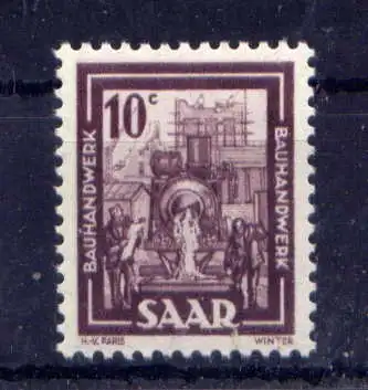 (664) Saarland Nr.272                  **  postfrisch