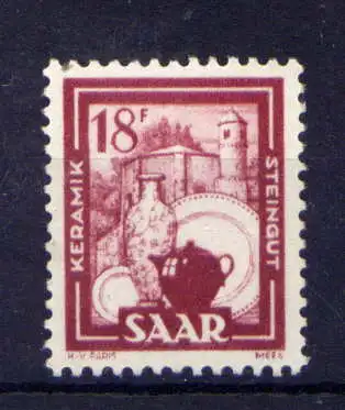 (675) Saarland Nr.282                  **  postfrisch