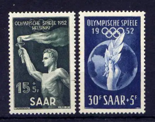 (684) Saarland Nr.314/5                  **  postfrisch