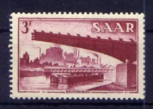 (690) Saarland Nr.321                  **  postfrisch