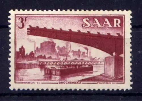 (691) Saarland Nr.321                  *  ungebraucht