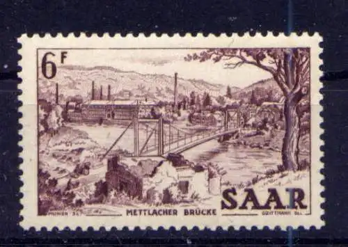 (692) Saarland Nr.324                  *  ungebraucht