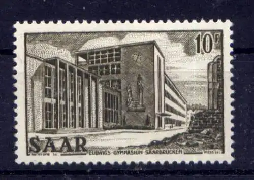 (693) Saarland Nr.325                  **  postfrisch