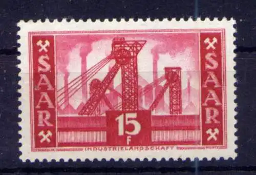 (696) Saarland Nr.329                  **  postfrisch