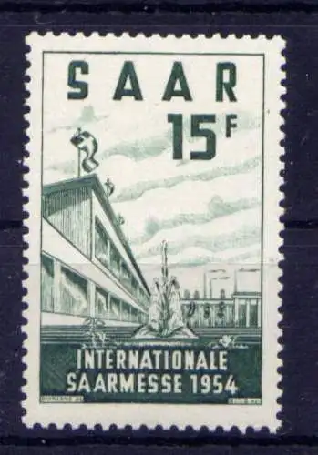 (703) Saarland Nr.348                  **  postfrisch