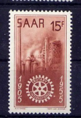 (720) Saarland Nr.358                  **  postfrisch