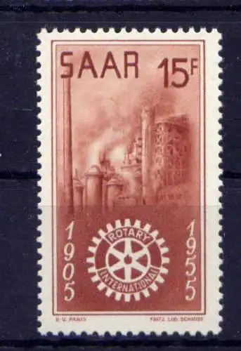 (721) Saarland Nr.358                  **  postfrisch