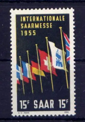 (722) Saarland Nr.359                  **  postfrisch