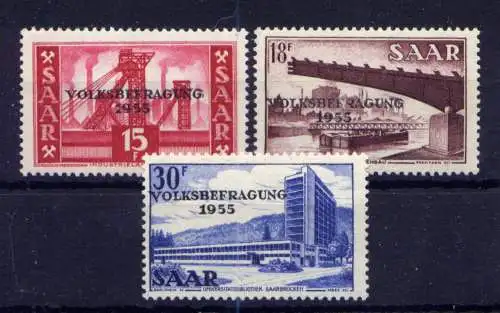 (733) Saarland Nr.362/4                  **  postfrisch