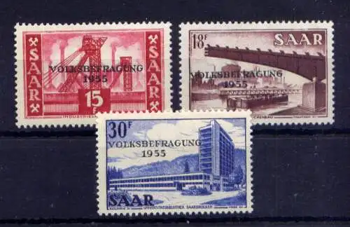 (734) Saarland Nr.362/4                  **  postfrisch
