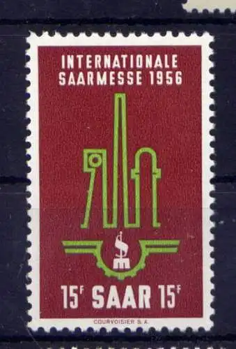 (741) Saarland Nr.368                  **  postfrisch