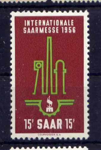 (742) Saarland Nr.368                  **  postfrisch