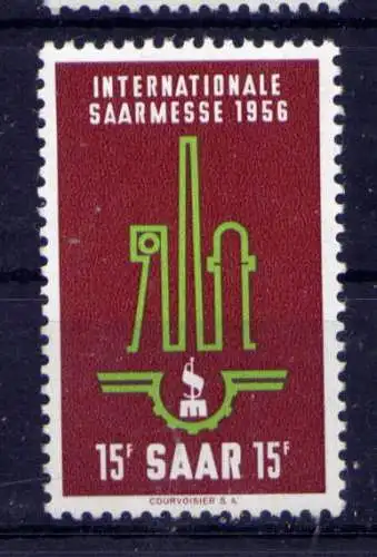 (743) Saarland Nr.368                  **  postfrisch