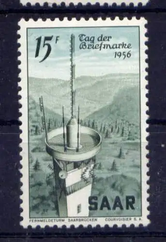 (745) Saarland Nr.369                  **  postfrisch