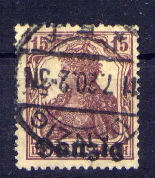 (304) Danzig Nr.3                         O  gestempelt