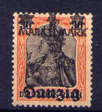 (318) Danzig Nr.20                         (*)  ohne Gummierung
