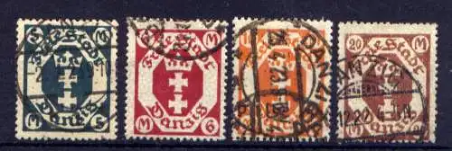 (349) Danzig Nr.108/11                         O  gestempelt