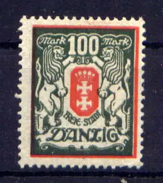 (360) Danzig Nr.128                         *  ungebraucht