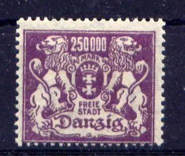 (370) Danzig Nr.156                         *  ungebraucht