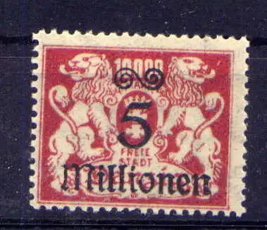 (377) Danzig Nr.167                         **  postfrisch