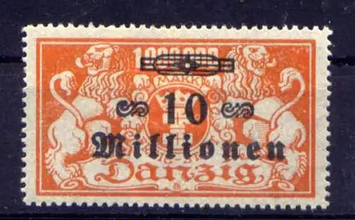 (378) Danzig Nr.168                         *  ungebraucht